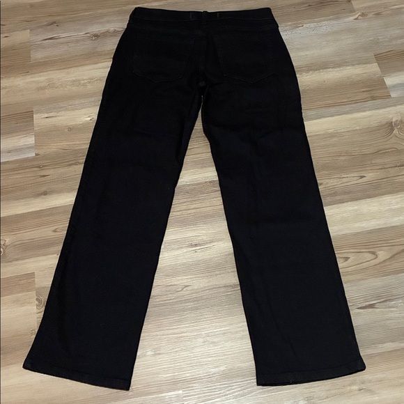 Hollister Low-Rise Black Relaxed Straight Jeans Womens 29 Stretch denim 5 pocket - Picture 7 of 8